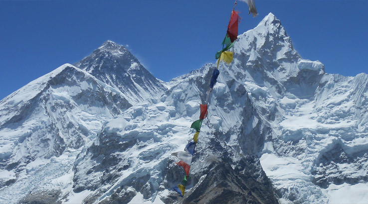 Mt. Everest view from KalaPathar 5545m.